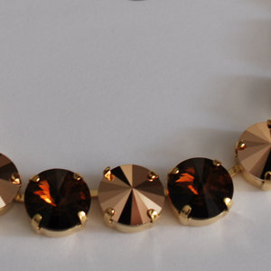 Necklace with Swarovski-Rivoli Crystals